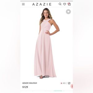 Azazie Blushing Pink Dress